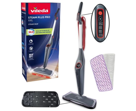 Steam mop Vileda Steam Plus XXL Pro Telpu uzkopšana