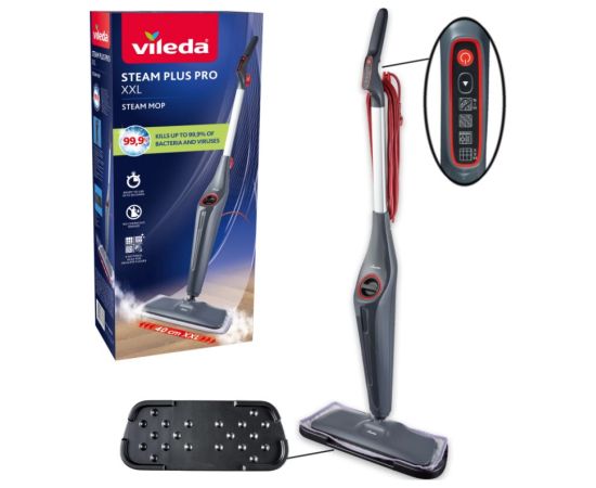 Steam mop Vileda Steam Plus XXL Pro Telpu uzkopšana