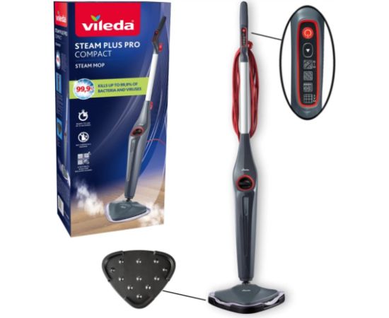 Steam mop Vileda Steam Plus Pro Telpu uzkopšana