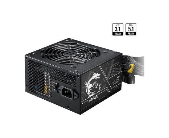MSI MAG A650BN PCIE5 II power supply unit 650 W 20+4 pin ATX ATX Black Datoru barošanas bloki