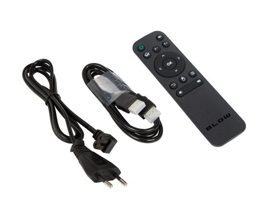 Portable projector BLOW AndroidTV HD Cinema SOUND + BLACK case Projektori