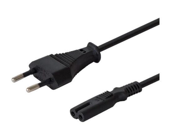 SAVIO Power cable (M) 2pin, 1.2m CL-97 Dažādi vadi