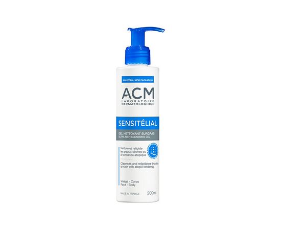 ACM Sensitélial Cleansing Gel - Ultra nourishing cleansing gel 200ml Косметика для тела