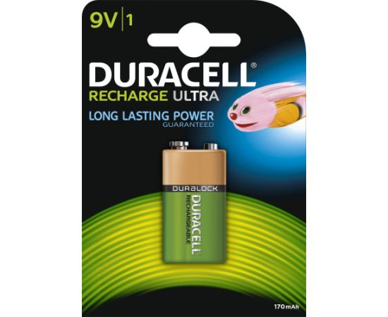 Duracell Akumulators Recharge Ultra 9V Block 170mAh Новинки Компьютерная техника