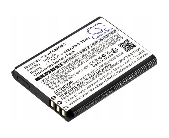 Cameron Sino Akumulators Abl5b Agfaphoto Agfa Dc9200 / Dc8200 900mah / Cs-afc820mc Jaunumi - Datori