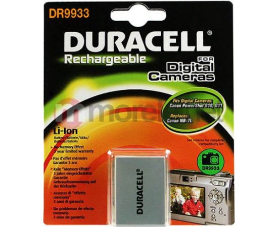 Akumulators Duracell 7.4v 1000mAh DR9933 Новинки Компьютерная техника
