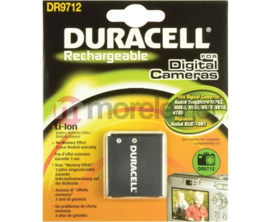 Akumulator Duracell 3.7v 700mAh DR9712 Новинки Компьютерная техника