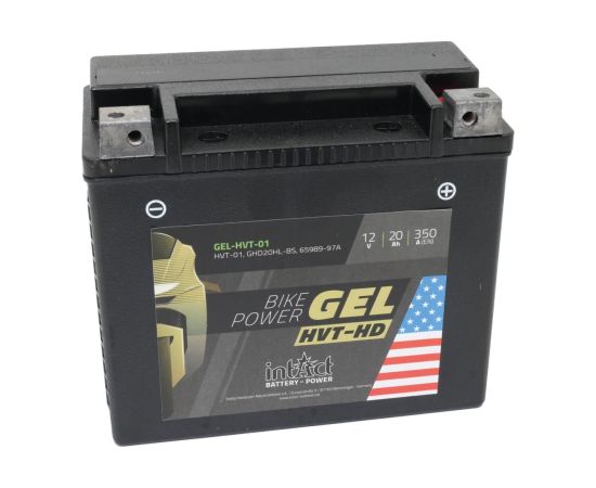 175 x 87 x 155 - + Intact Bike Power GEL 12V 20Ah(c20) 350A(EN) GHD20HL-BS HVT-01 EAN4250227554985 Akumulatori