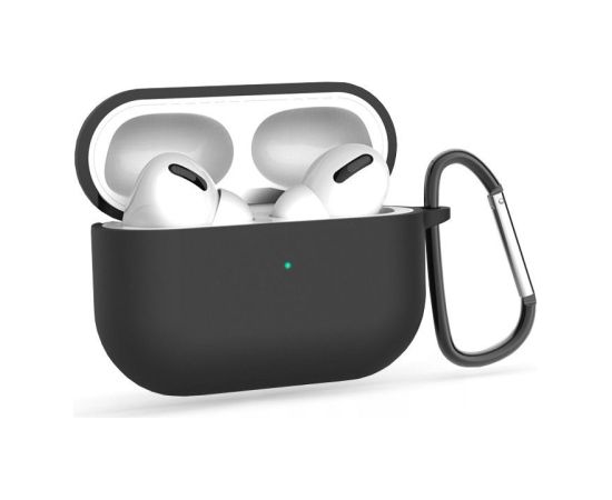 Maciņš austiņām Tech-Protect Apple AirPods Pro 1 / 2 Icon Hook Case Black 9490713927502 (9490713927502) Neoriģinālie Maciņi