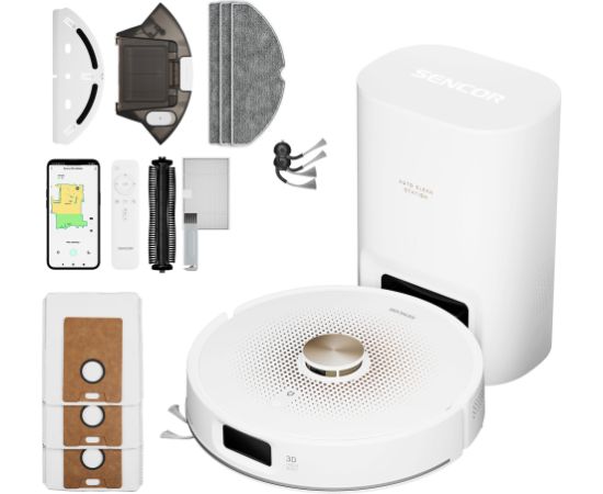 Robotic vacuum cleaner Sencor, automatic emptying Пылесосы - Роботы