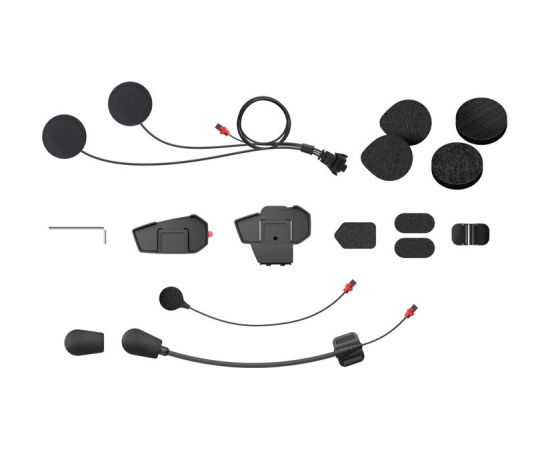 Sena SPIDER-ST1-A01 Mounting kit for intercom with built-in microphones and loudspeakers Black Bluetooth austiņas