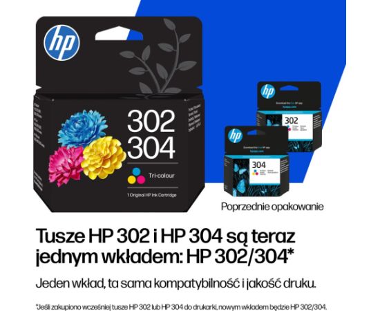 HP 302/304 Black Original Ink Cartridge Чернила для принтера