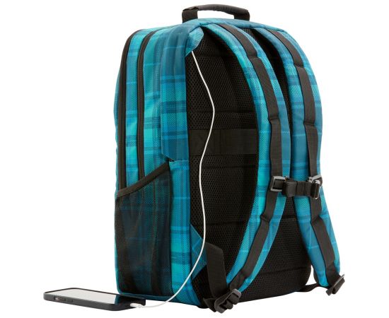 HP Campus XL Tartan Plaid Backpack Somas portatīvajiem datoriem