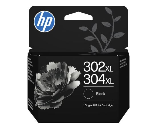 HP 302XL/304XL Black Original Ink Cartridge Tintes printeru izejmateriāli