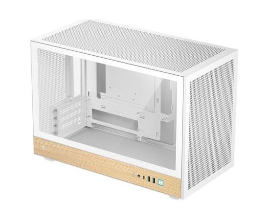 Obudowa DeepCool CH260 WOOD biała Datoru korpusi