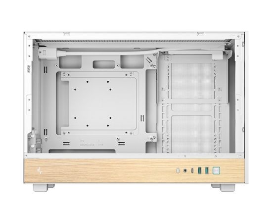 Obudowa DeepCool CH260 WOOD biała Datoru korpusi