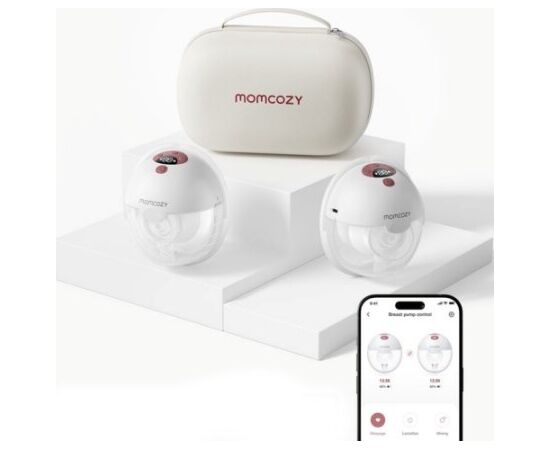 Momcozy M5 Breast pump with app control – Double set Red Кормление грудью