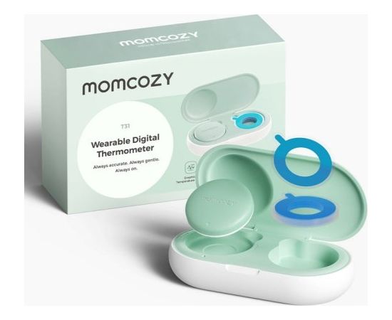 Momcozy T31 Smart baby thermometer Green Termometri