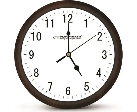 Esperanza Los Angeles Mechanical clock Round Black, White Pulksteņi