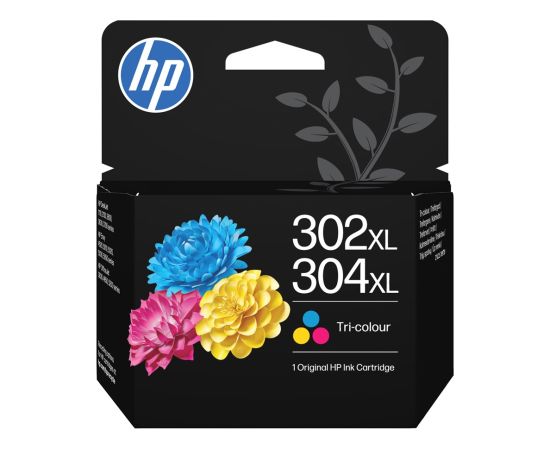 HP 302XL/304XL Tri-color Original Ink Cartridge Tintes printeru izejmateriāli