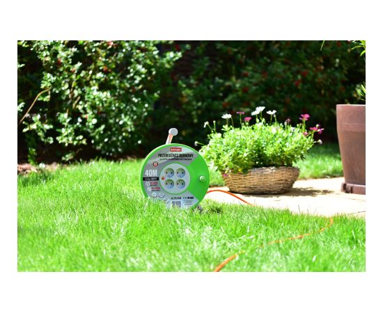 Activejet AJE-PB/20M reel extension cord 20m Strāvas pagarinātāji