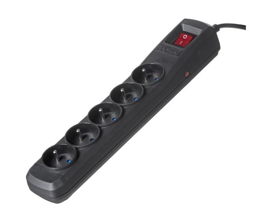 Activejet black power strip with cord ACJ COMBO 5G/3M/BEZP. AUTO/CZ Strāvas pagarinātāji