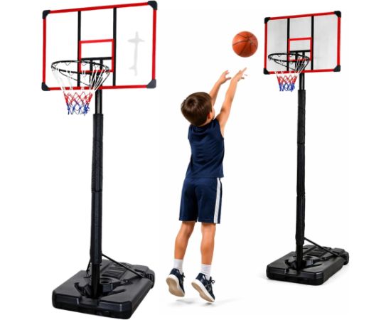 Lean Sport Basketball Basket Mobile Adjustable Stand 200-305cm Jaunumi - Sports
