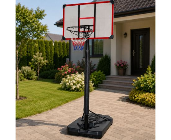 Lean Sport Basketball Basket Mobile Adjustable Stand 200-305cm Jaunumi - Sports