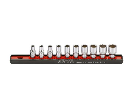 Uzgaļu komplekts Sonic Equipment 101001; 1/4''; 10 gab. Mehāniskie instrumenti