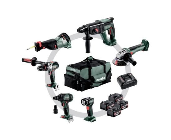 Instrumentu komplekts Metabo 685211000; 18 V; 4x4,0 Ah akum. Наборы электроинструментов