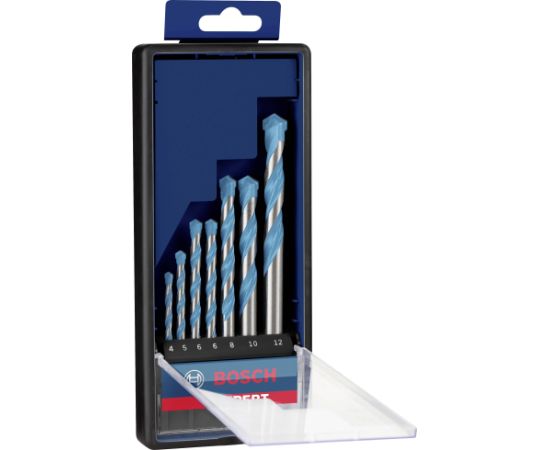 Bosch Daudzfunkcionālu urbju komplekts Multi Construction; Ø4/5/6/6/8/10/12 mm; 7 gab. Аксессуары для дрелей