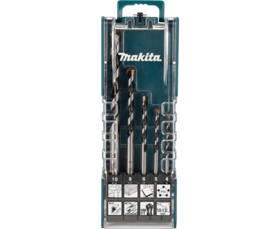 Urbju komplekts Makita E-14255; 5 gab. Piederumi urbjiem