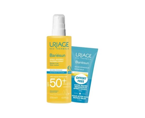 Uriage Bariésun After Sun Repair Balm + Invisible Spray SPF 50+ Set - Sada pro dokonalé opálení 250ml Smaržas - NESAKĀRTOTS