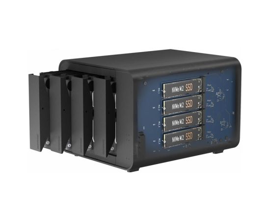 TERRAMASTER D8 Hybrid DAS 8-bay Drive Enclosure Ārējo HDD, SSD korpui