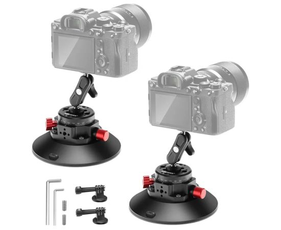 NEEWER CA0132 6" Suction Cup Mount, 2-Pack Aksesuāri sporta kamerām