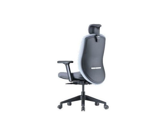 Ergonomiska biroja krēsla up up Athene — auduma sēdeklis, melna/pelēka/zaļa Biroja krēsli