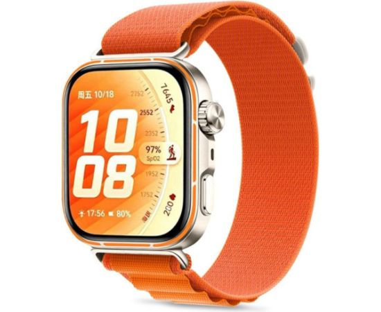 Tech-Protect watch strap Nylon Pro Huawei Watch Fit 3/4/4 Pro/5/5 Pro, orange Jaunumi - Viedierices