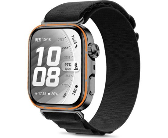 Tech-Protect watch strap Nylon Pro Huawei Watch Fit 3/4/4 Pro/5/5 Pro, black Jaunumi - Viedierices