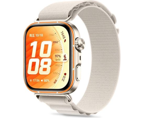 Tech-Protect watch strap Nylon Pro Huawei Watch Fit 3/4/4 Pro/5/5 Pro, starlight Jaunumi - Viedierices