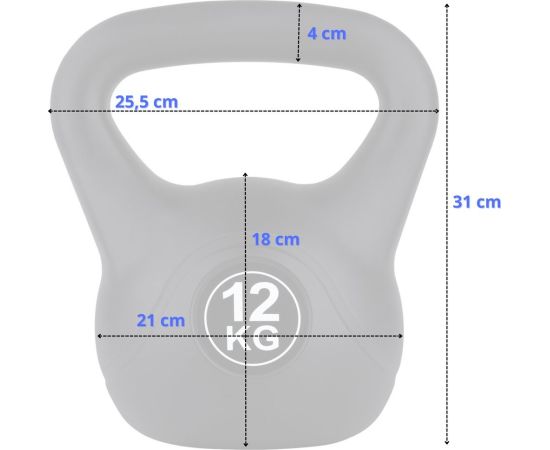 FUNFIT GYM FITNESS Svaru bumba 12kg Весовые мячи