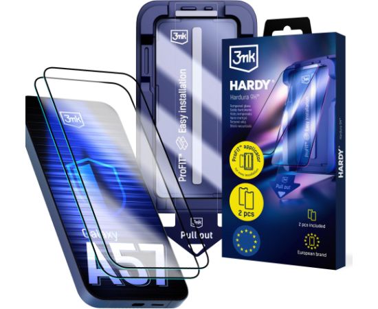 3mk Hardy Hardura 9H - Samsung Galaxy A37/ Galaxy A57 (5903108756761) Ekrānu aizsardzība