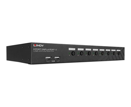 Lindy 8 Port DisplayPort 1.2 & USB 2.0 KVM Switch Дата USB-кабели