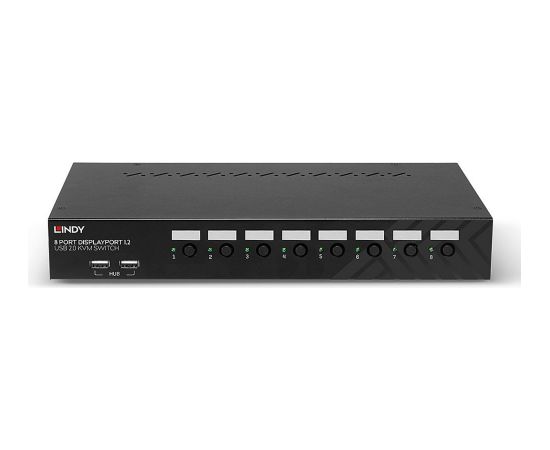Lindy 8 Port DisplayPort 1.2 & USB 2.0 KVM Switch Дата USB-кабели