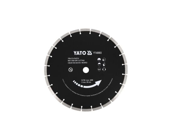 Dimanta griešanas disks Yato YT-60003; 350 mm Различные диски