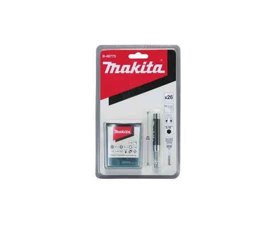Skrūvgriežu uzgaļu komplekts Makita B-48789; 25 vnt. Piederumi urbjiem