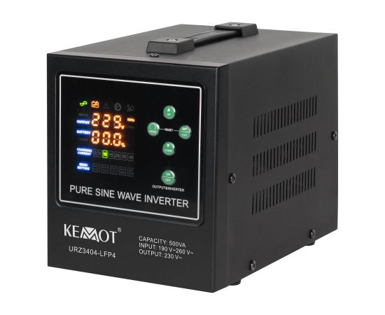 300W, Tīras Sinusoīdas Invertors - UPS, Rezerves Elektrība Apkures Sistēmām | Litija, AGM, GEL akum. UPS Nepārtrauktā barošana