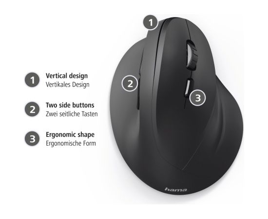 Hama 00182699 EMW-500 black Мыши
