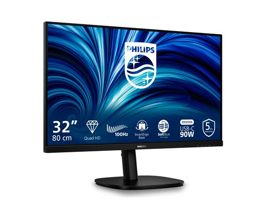 Philips 80,0cm (31,5") 32B2U3601  16:09 HDMI+DP+USB-C black LED / LCD мониторы