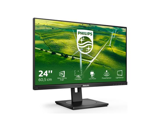 Philips 242B1G/00 23,8" IPS FHD 75Hz 4ms melns monitors Monitori