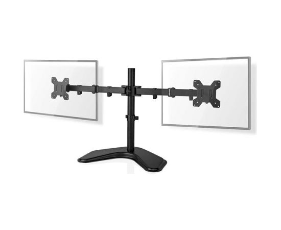 Nedis MMDOSD110BK Galda monitora stiprinājums 2 ekrāniem 15–32" 75 x 75/100 x 100 (pilna kustība) TV un monitoru stiprinājumi, kronšteini